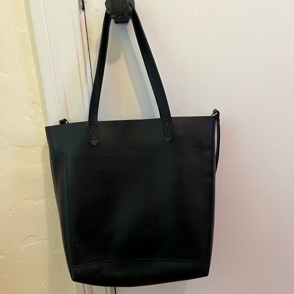 Madewell Black Medium Transport Tote